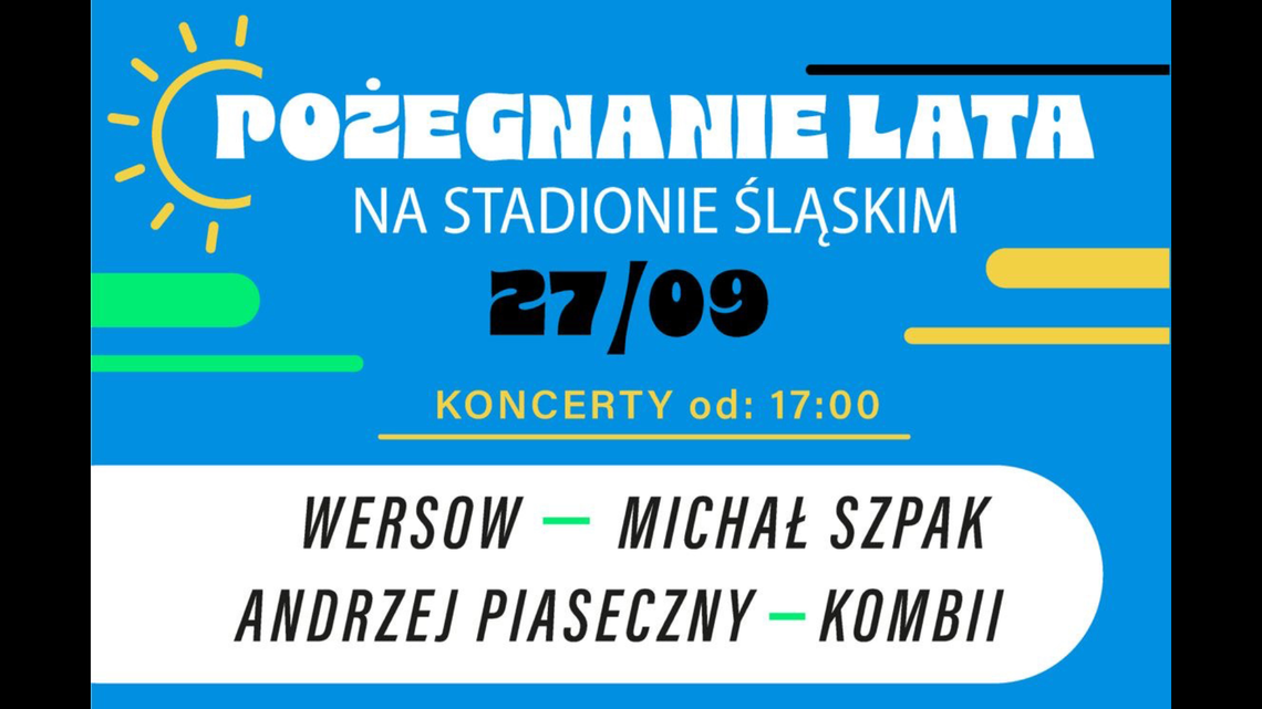 Moc muzycznych atrakcji na Stadionie Śląskim. Pożegnamy lato w gwiazdorskiej obsadzie!