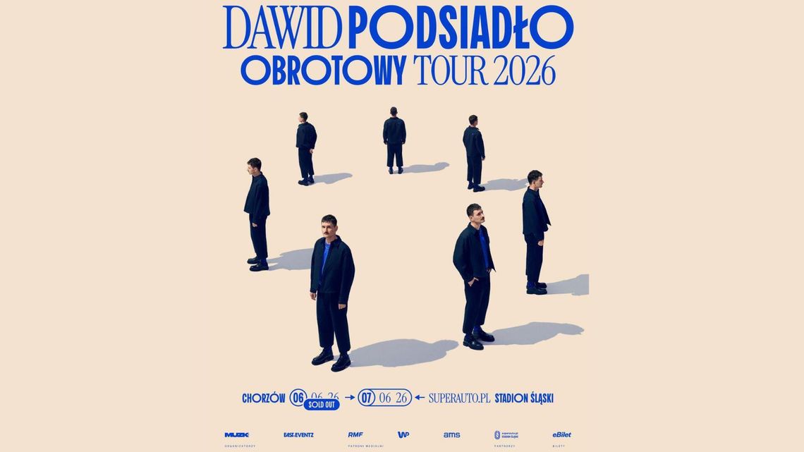 Nie jeden a dwa koncerty Dawida Podsiadły na Stadionie Śląskim. Sprzedaż biletów rusza już w piątek!