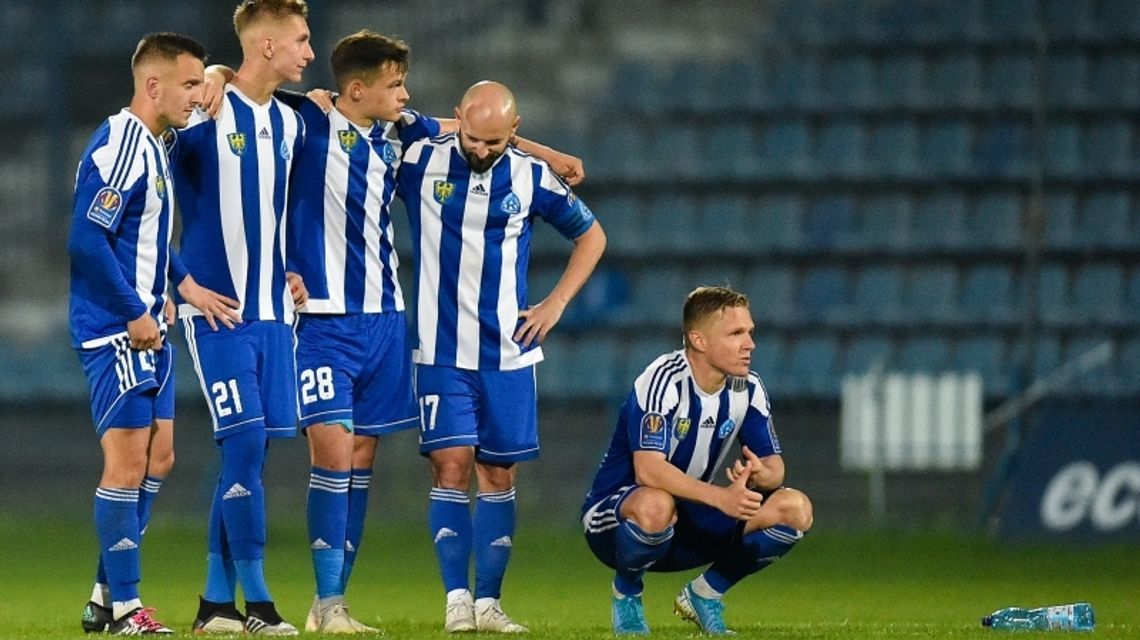 "Niebiescy" żegnają się z Pucharem Polski