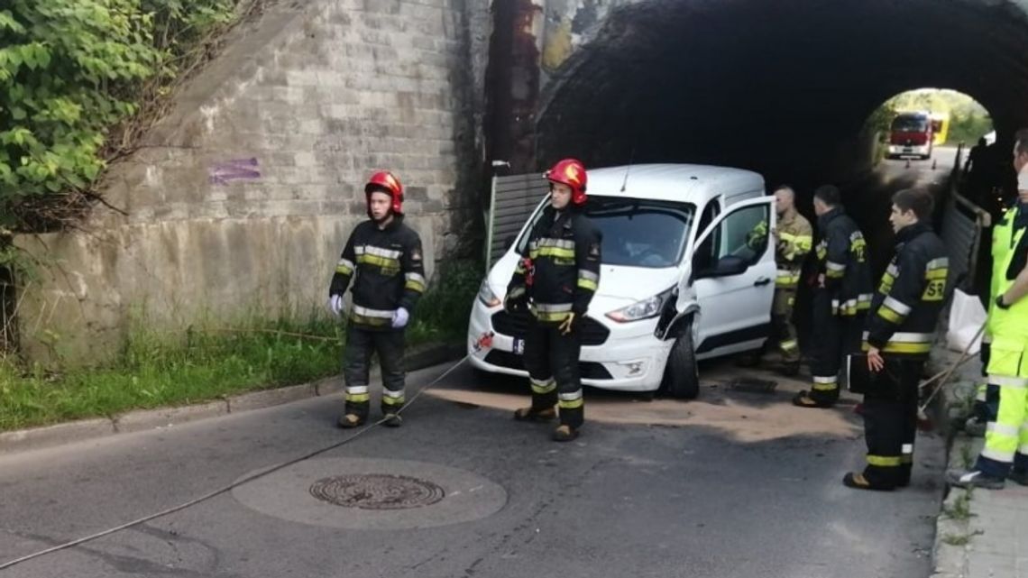 Nietypowa kolizja przy ul. Legnickiej