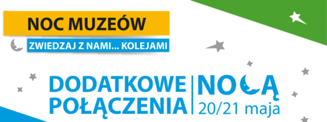 Nocne pociągi na Noc Muzeów