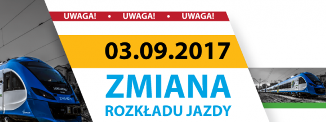 Nowe rozkłady Kolei Śląskich