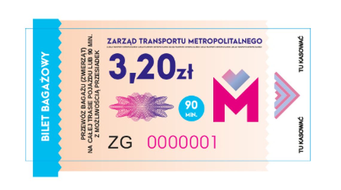 Nowe wzory biletów jednorazowych!