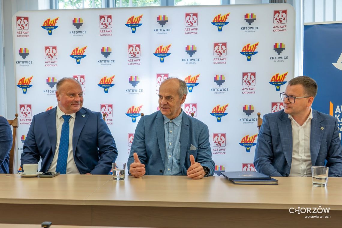 Nowy etap współpracy w Chorzowie. AWF Katowice, Miasto i Ruch łączą siły