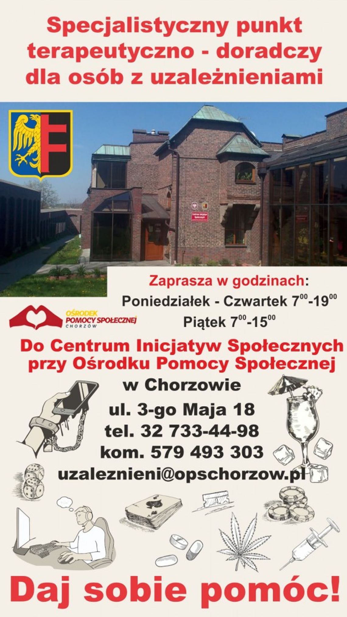 Nowy punkt pomocy uzależnionym w Chorzowie. To pokłosie likwidacji Ośrodka na Placu Jana Nowy punkt pomocy uzależnionym w Chorzowie. To pokłosie likwidacji Ośrodka na Placu Jana