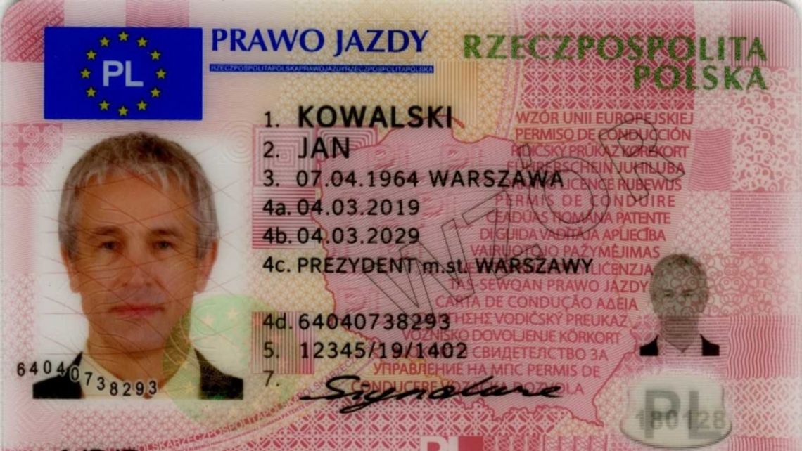 Nowy wzór prawa jazdy