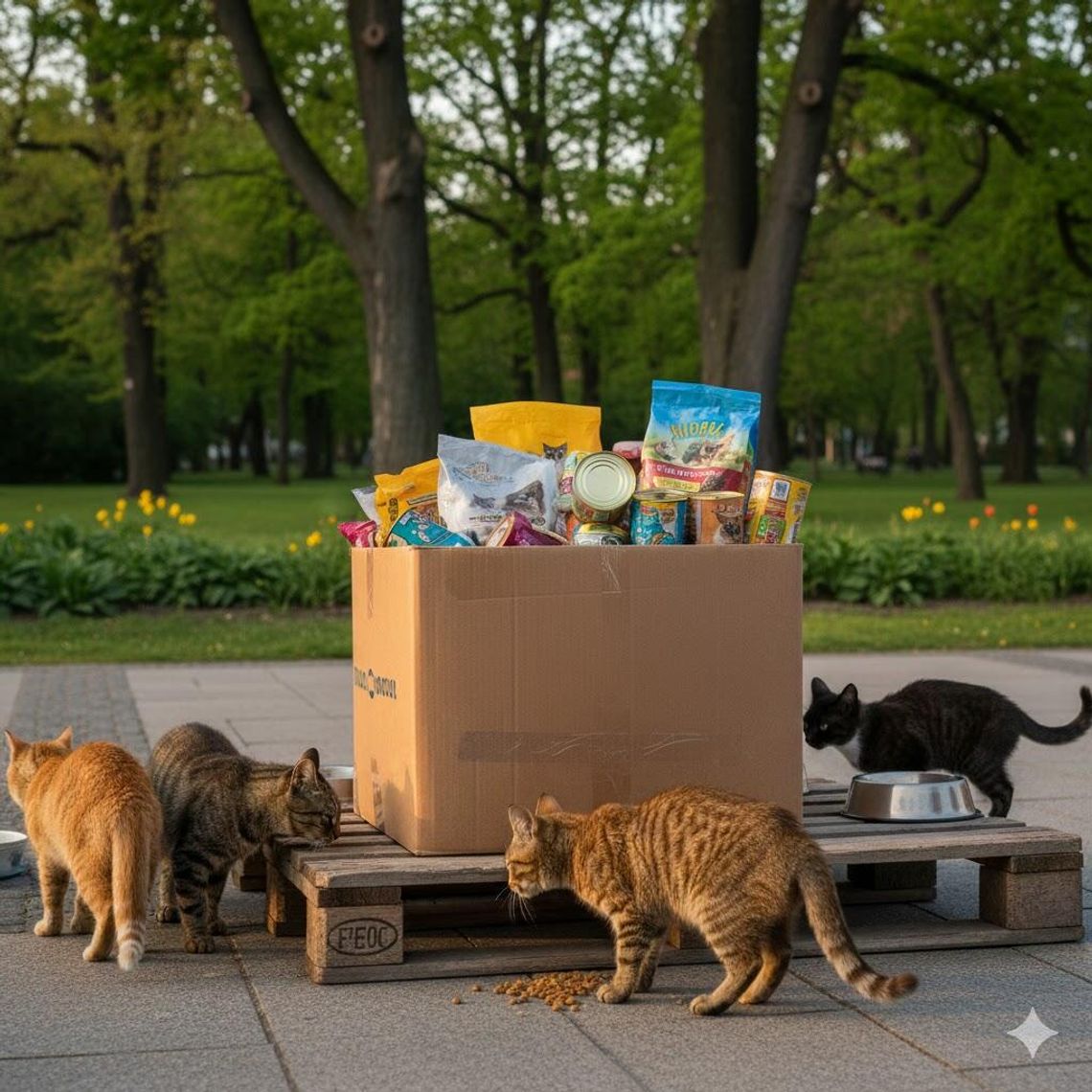 Odbierz darmową karmę dla kotów wolnożyjących w Świętochłowicach