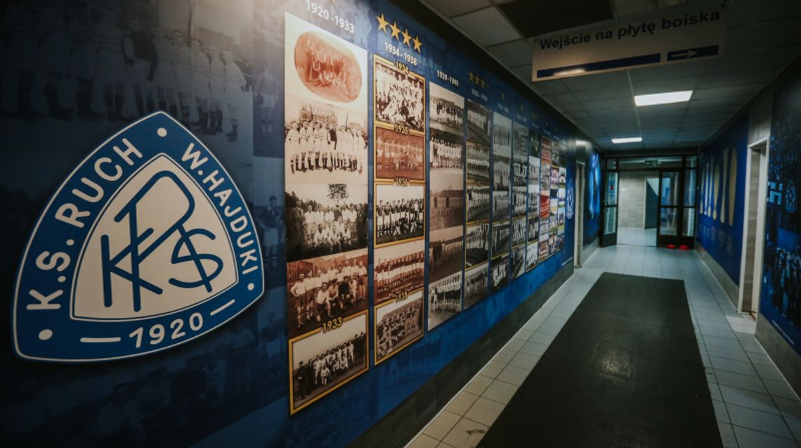 Odnowiono korytarz w budynku stadionu Ruchu Chorzów [ZDJĘCIA]