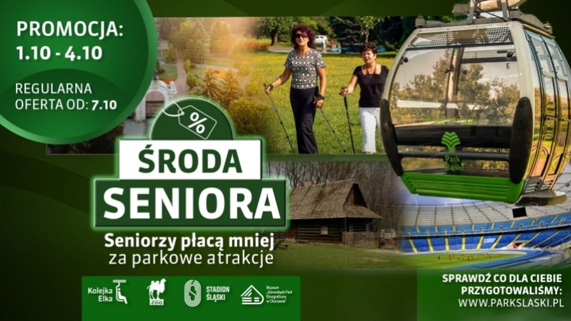 Październik dla seniorów w Parku Śląskim