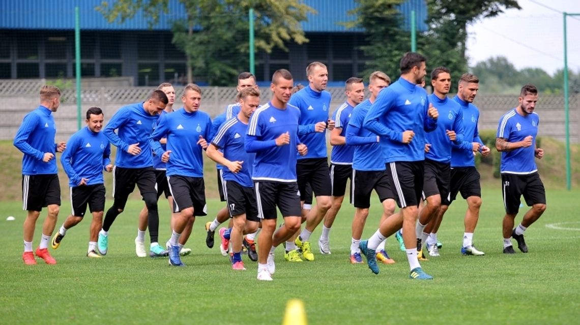 Pierwszy trening Niebieskich po urlopach Pierwszy trening Niebieskich po urlopach