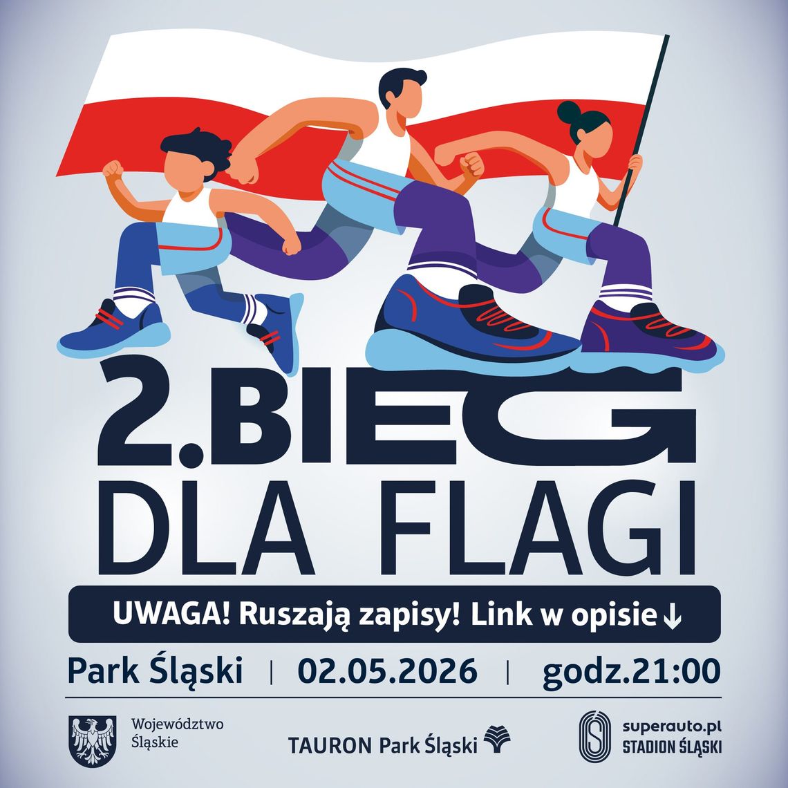 Pobiegnij dla biało-czerwonej! Ruszyły zapisy na „Bieg dla Flagi”