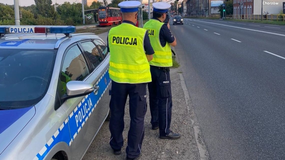 Policja prowadziła w piątek działania "Prędkość". Ponad 30 przypadków przekroczenia przepisów w Chorzowie