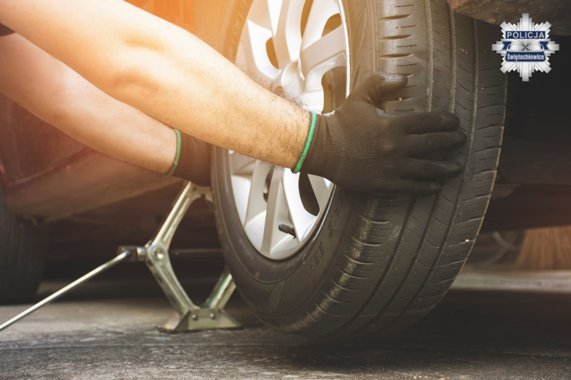 Policjanci apelują: Wymień opony na zimowe! Policjanci apelują: Wymień opony na zimowe!