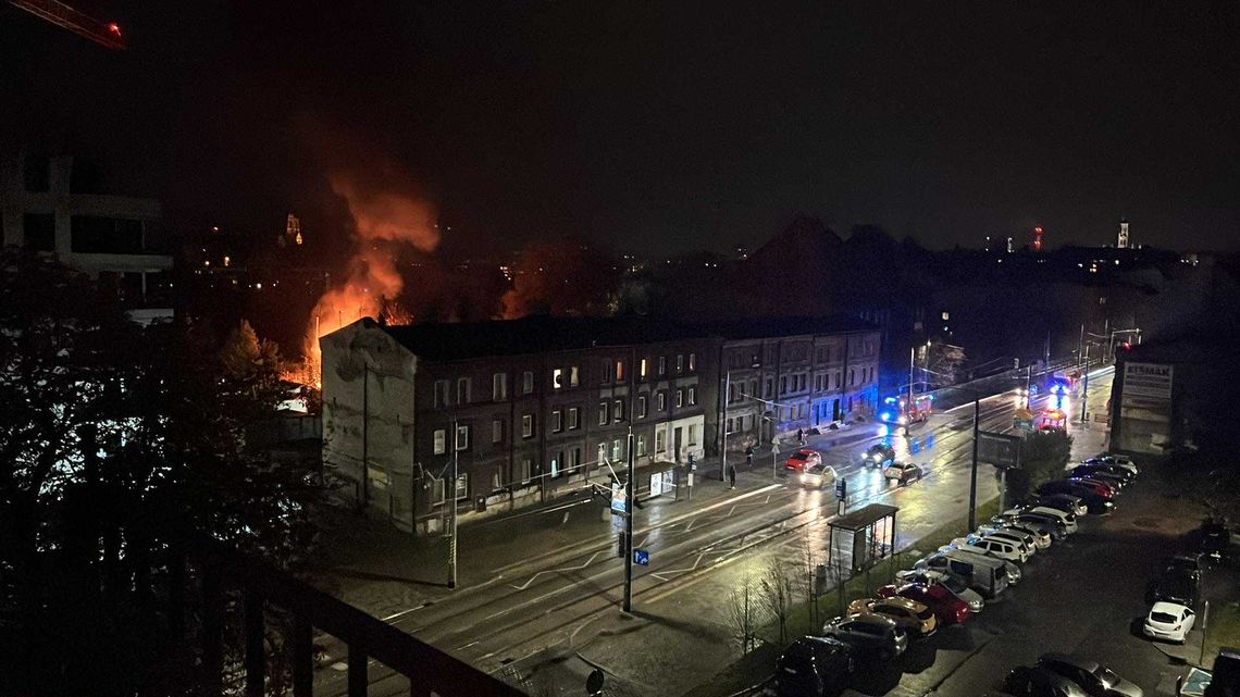 Pożar altany przy ulicy 3 Maja