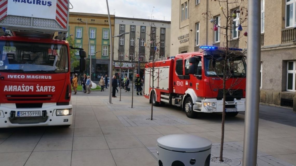 Pożar i ewakuacja Urzędu Miasta - ćwiczenia