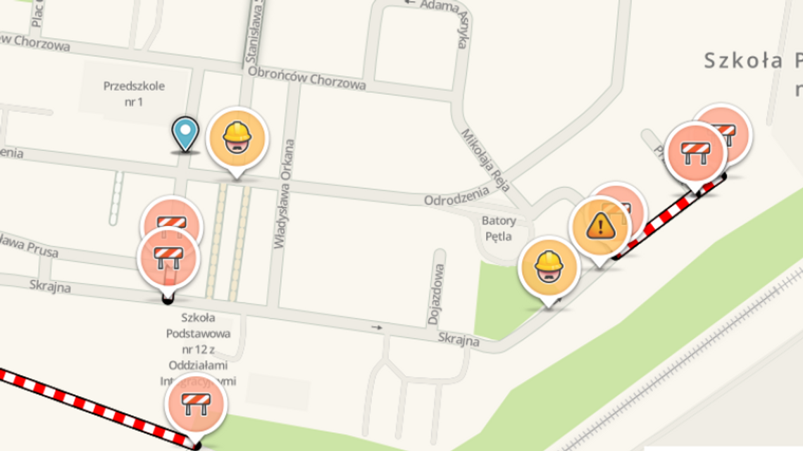 Prace na ulicy Sempołowskiej i Odrodzenia