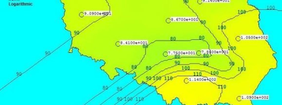 Promieniotwórczy izotop nad Polską