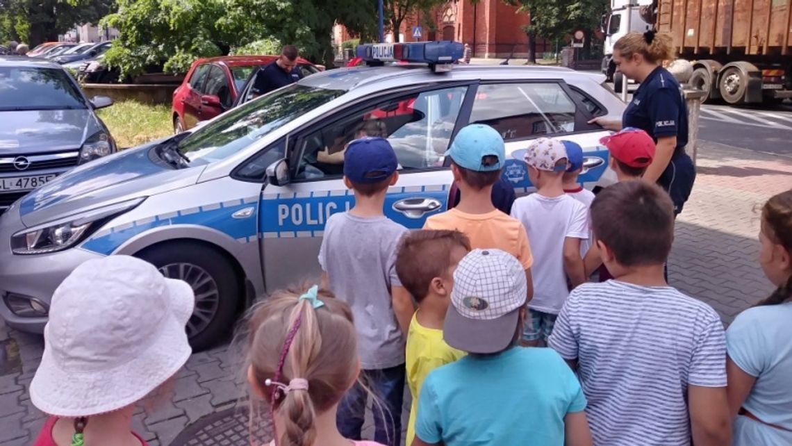 Przedszkolaki pamiętały o święcie policji
