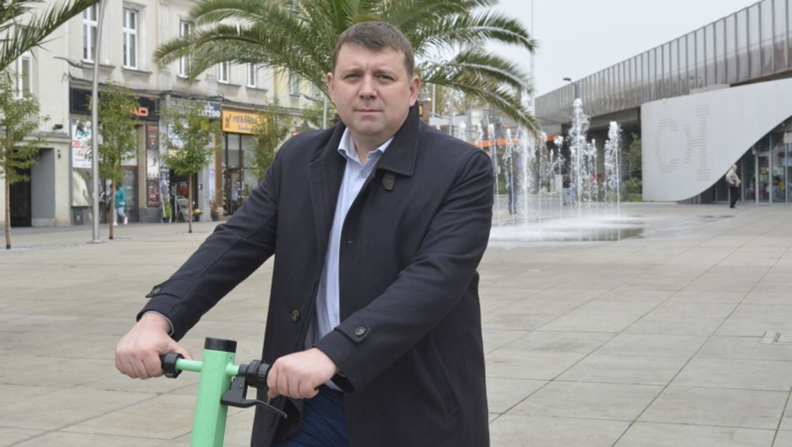 Przez Chorzów na elektrycznych hulajnogach