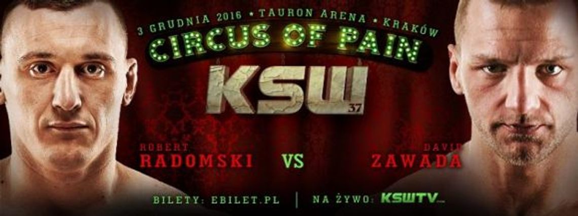 Radomski vs. Zawada na gali KSW 37