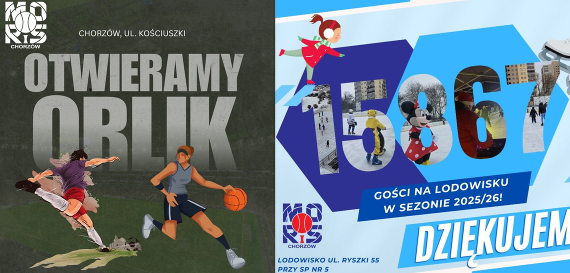 Rekordowy sezon chorzowskiego lodowiska dobiegł końca! Teraz czas na inne aktywności na powietrzu