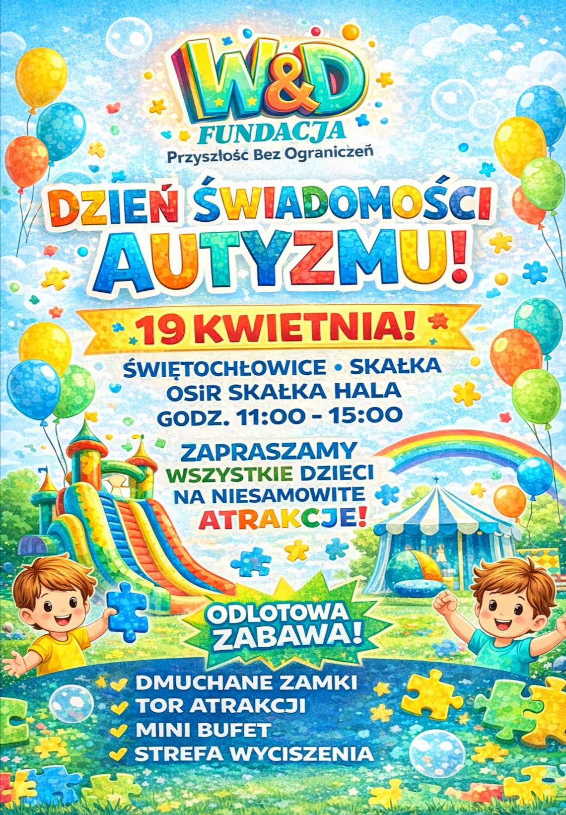 Rodzinne wydarzenie z przesłaniem. Świętochłowice zapraszają na Dzień Świadomości Autyzmu