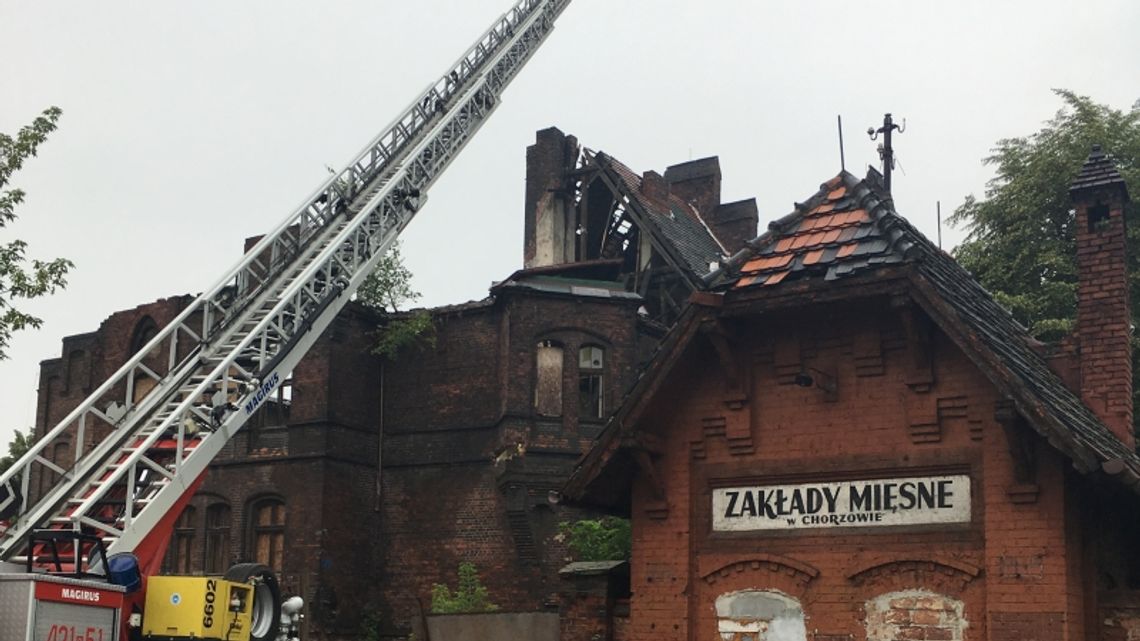 Runął dach rzeźni!