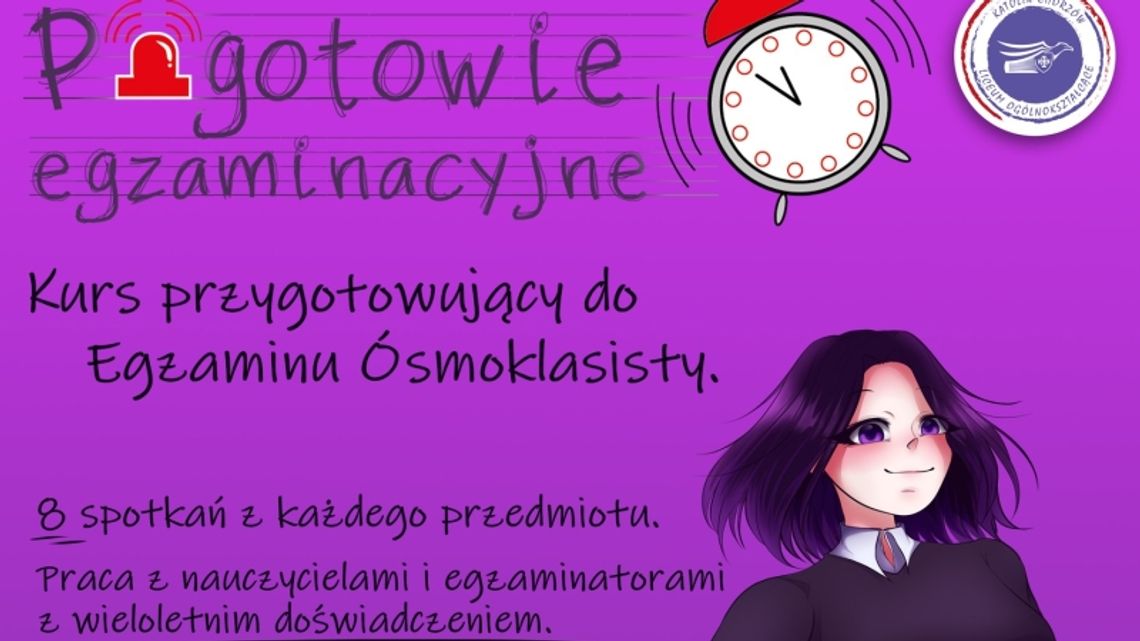 Ruszają zapisy do Pogotowia Egzaminacyjnego Ósmoklasisty