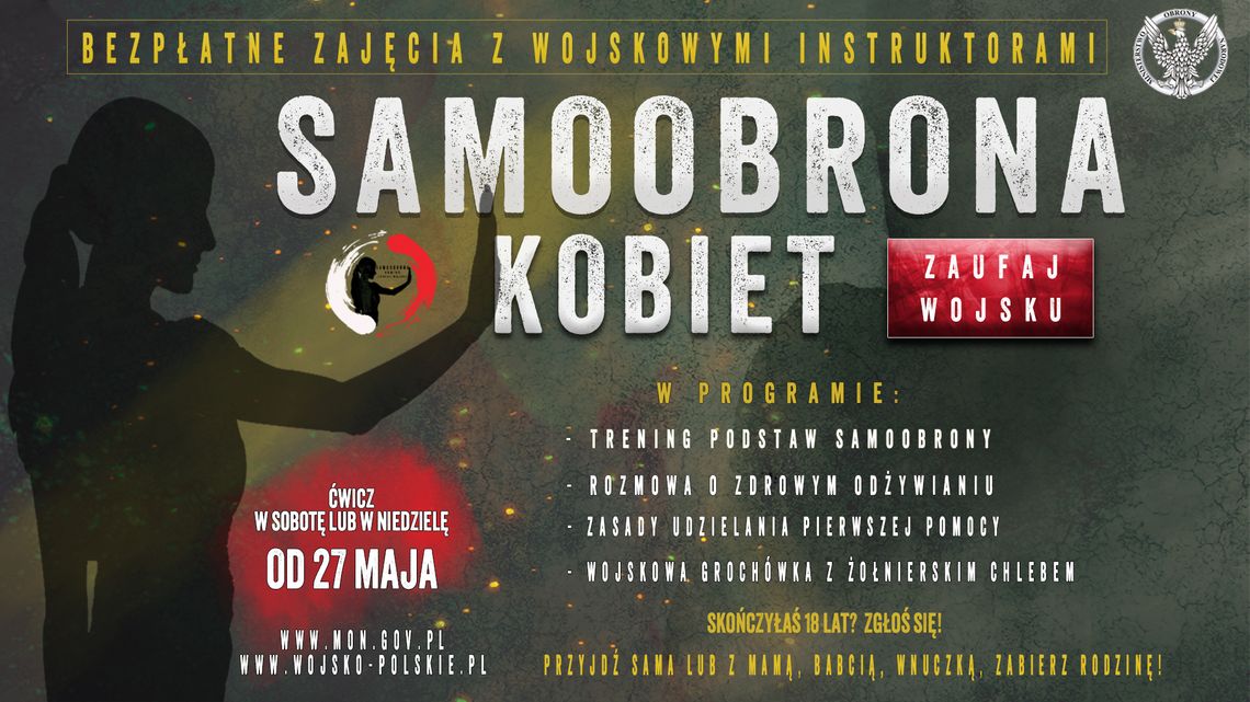 Samoobrona Kobiet - Zaufaj Wojsku. Zapisz się na bezpłatne zajęcia