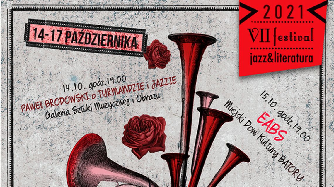 SDK zaprasza na kolejną, siódmą odsłonę znanego wszystkim Festiwalu Jazz&Literatura!