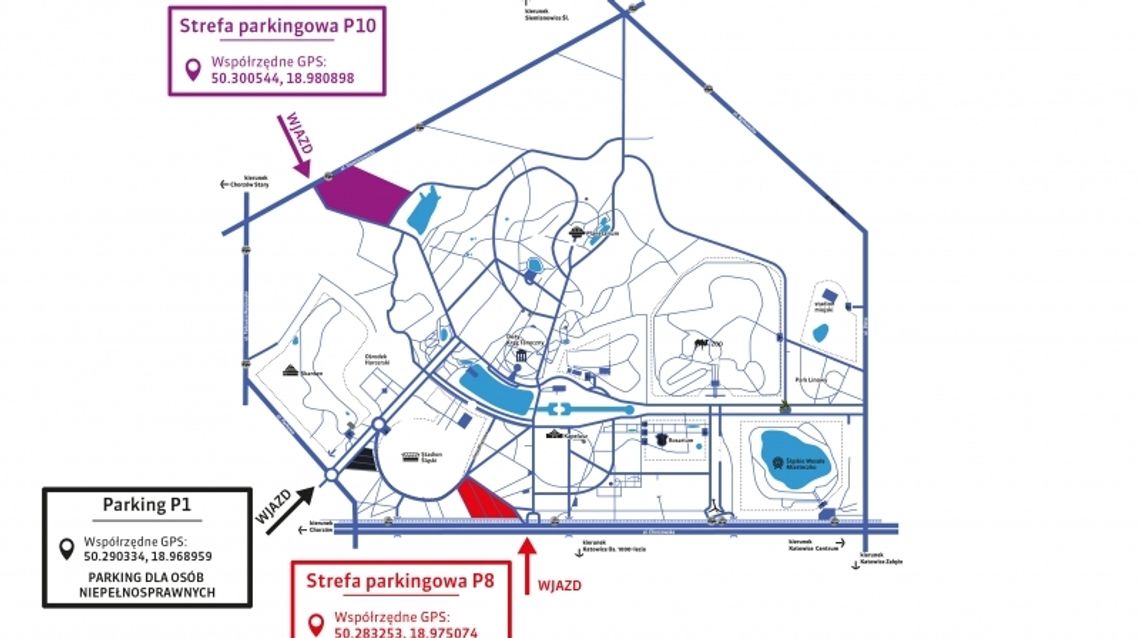 SEC 2019 - informacja o parkingach
