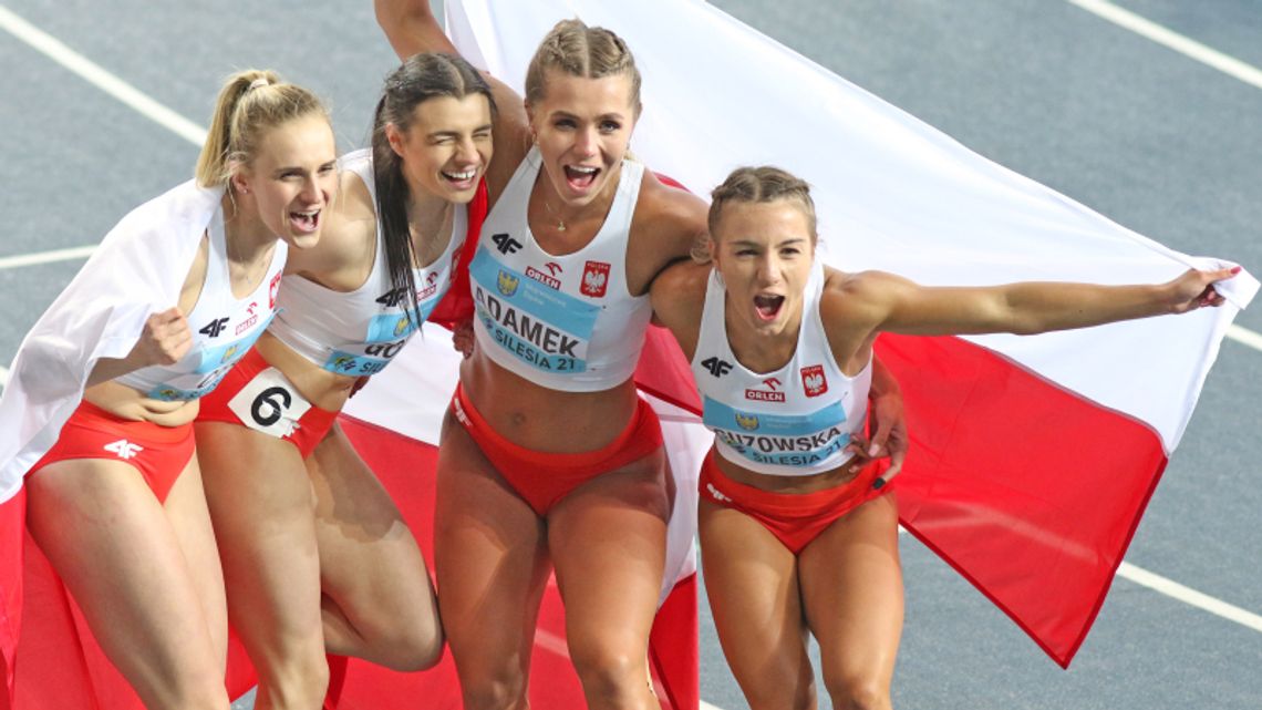Siła w kobietach! W dzień flagi sukcesy żeńskich sztafet 4x100, 4x200 i 4x400 metrów na World Athletics Relays Silesia21! [zdjęcia]