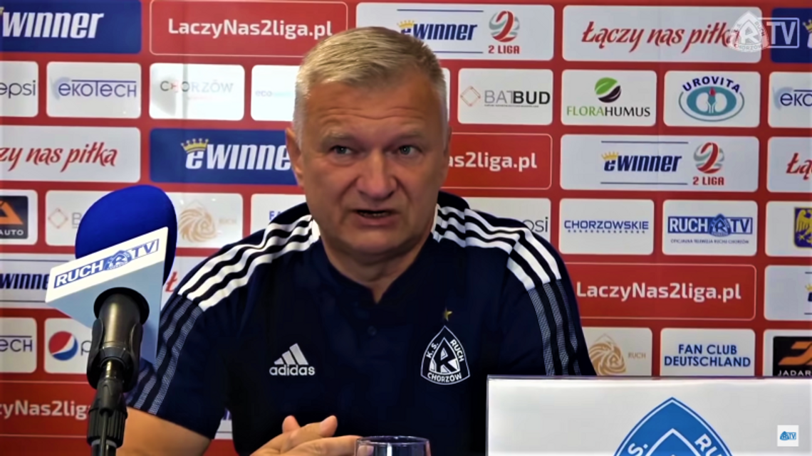 Skrobacz: Zwycięstwa budują atmosferę. Ruch chce zdobyć w Ostródzie trzy punkty