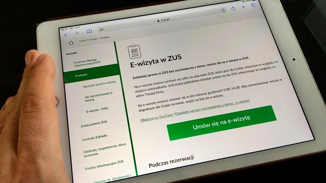 ŚLĄSKIE. 14 tysięcy e-wizyt w ZUS