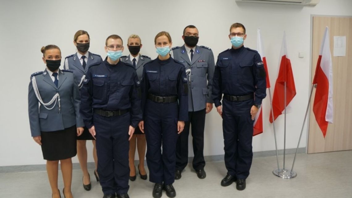 Ślubowanie nowo przyjętych policjantów Ślubowanie nowo przyjętych policjantów