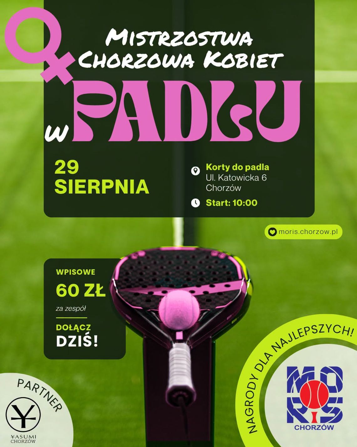 Sportowa rywalizacja dla pań! Zbliżają się Mistrzostwa Chorzowa Kobiet w Padlu Sportowa rywalizacja dla pań! Zbliżają się Mistrzostwa Chorzowa Kobiet w Padlu