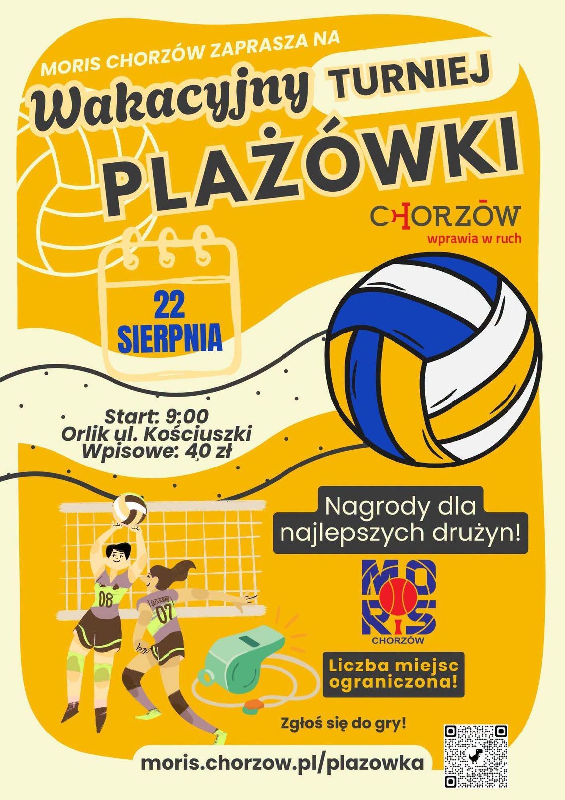 Sportowa rywalizacja na piasku. Nadchodzi chorzowski Wakacyjny Turniej Plażówki Sportowa rywalizacja na piasku. Nadchodzi chorzowski Wakacyjny Turniej Plażówki