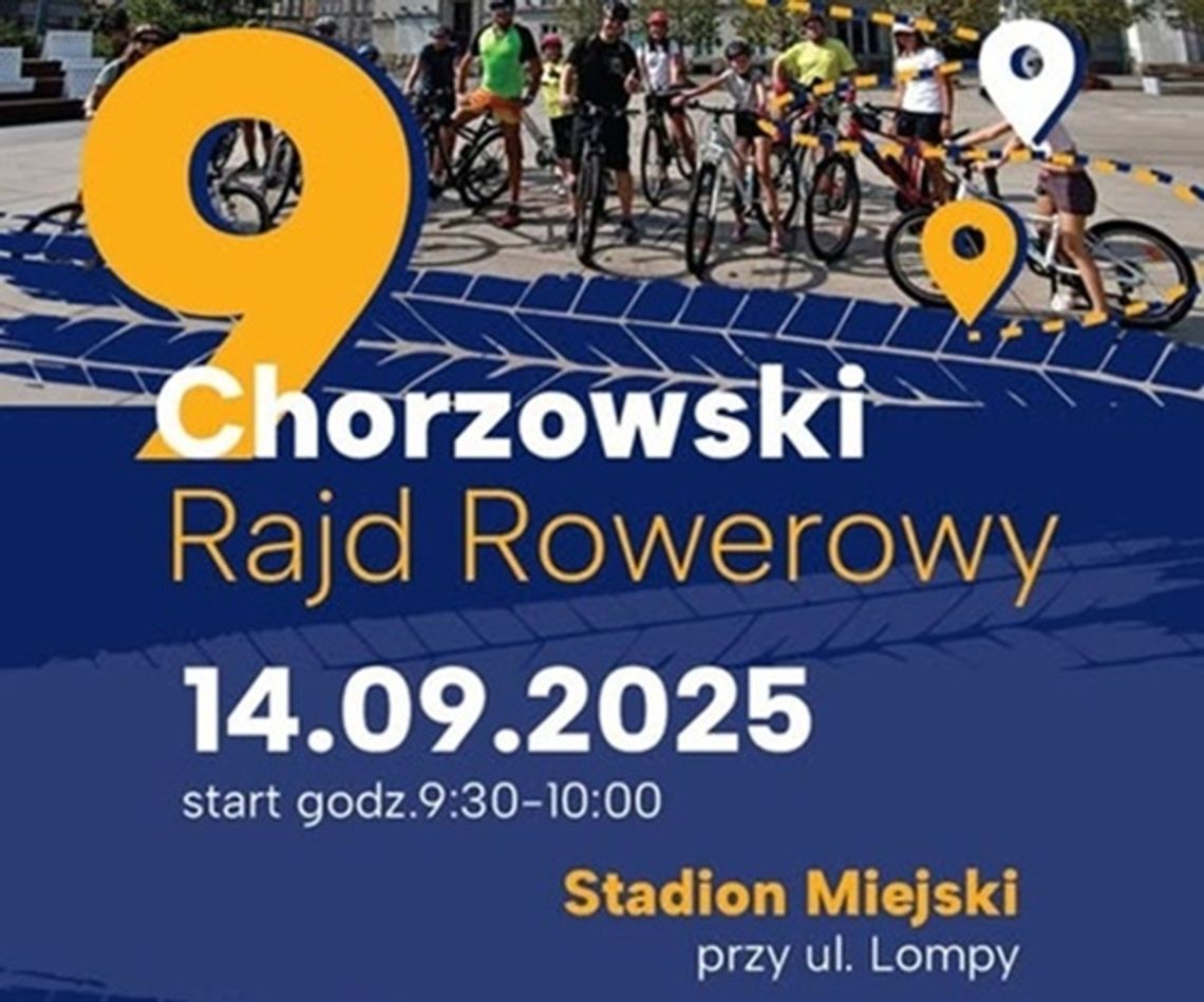 Sportowy Chorzów czyli Chorzowski Rajd Rowerowy w ramach Narodowego Dnia Sportu
