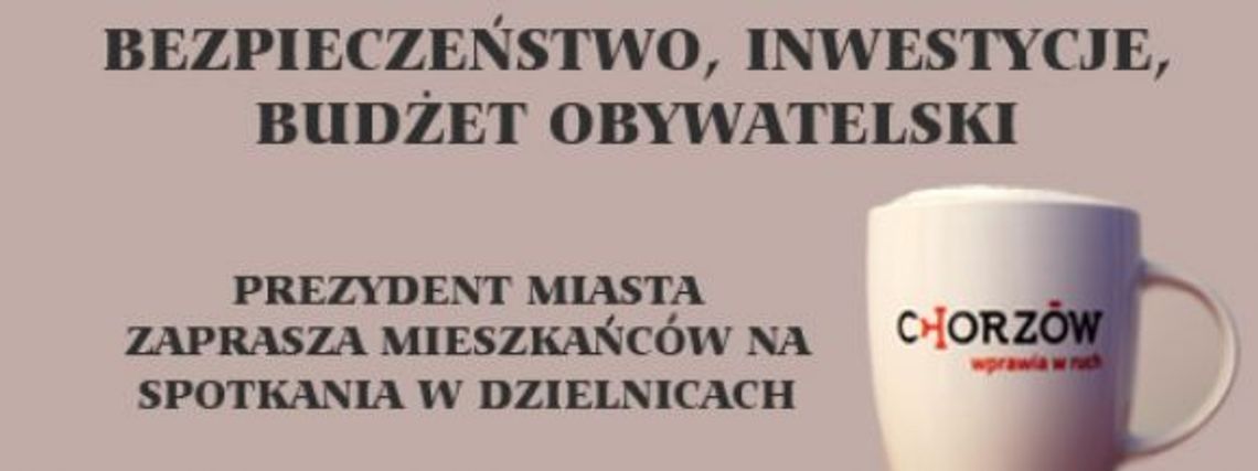 Spotkania przy kawie z Prezydentem Miasta Chorzowa