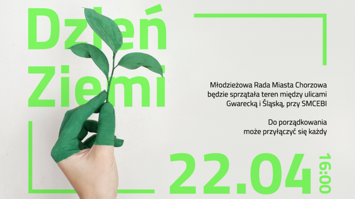 Sprzątanie z okazji Dnia Ziemi. Ty też dołącz do akcji! Sprzątanie z okazji Dnia Ziemi. Ty też dołącz do akcji!