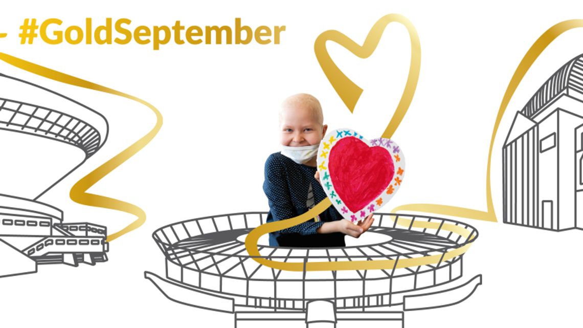 Stadion Śląski w złotych barwach 