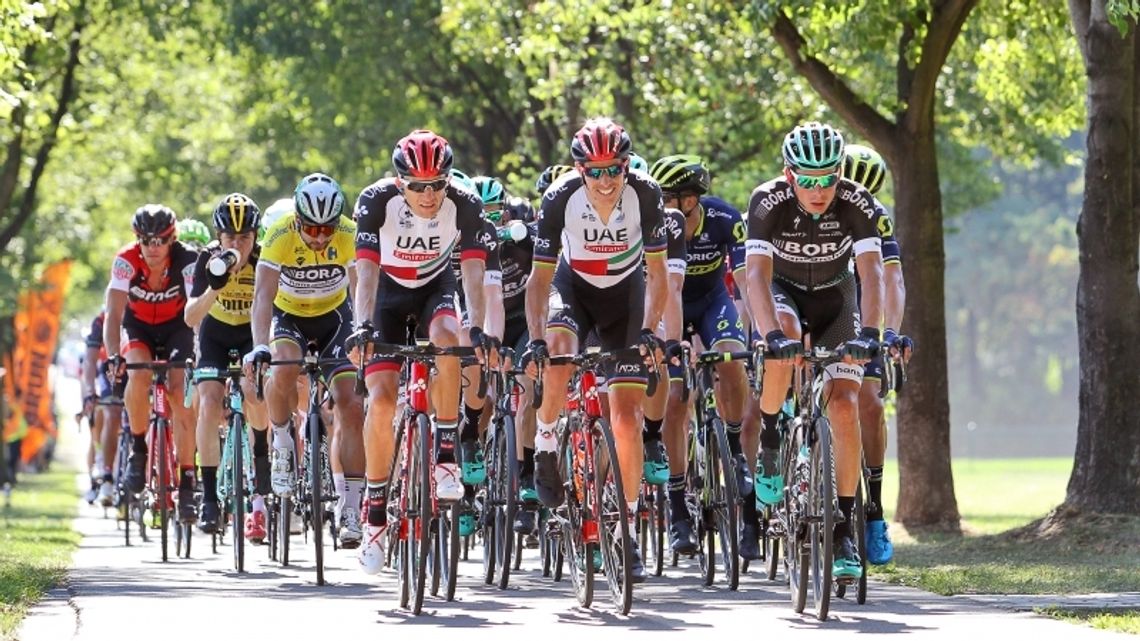 Start honorowy Tour de Pologne ze Śląskiego Start honorowy Tour de Pologne ze Śląskiego