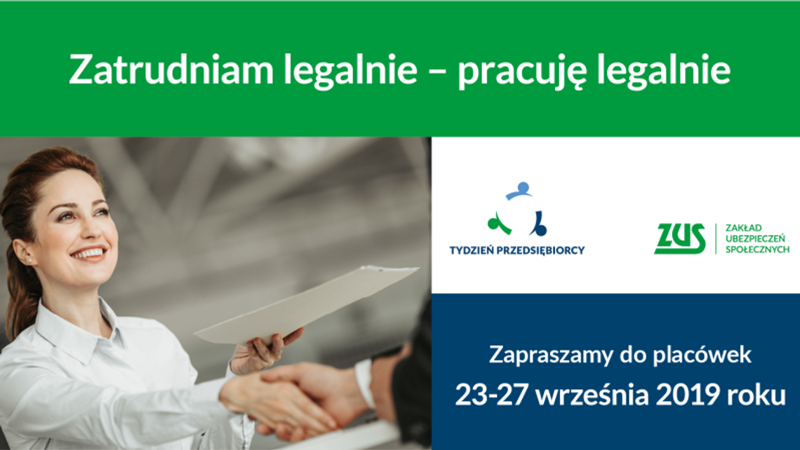 Startuje śląskie święto biznesu - ZUS zaprasza na Tydzień Przedsiębiorcy Startuje śląskie święto biznesu - ZUS zaprasza na Tydzień Przedsiębiorcy