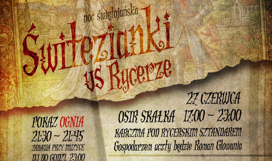 Świtezianki vs Rycerze: Wyjątkowa Noc Świętojańska już wkrótce na Skałce