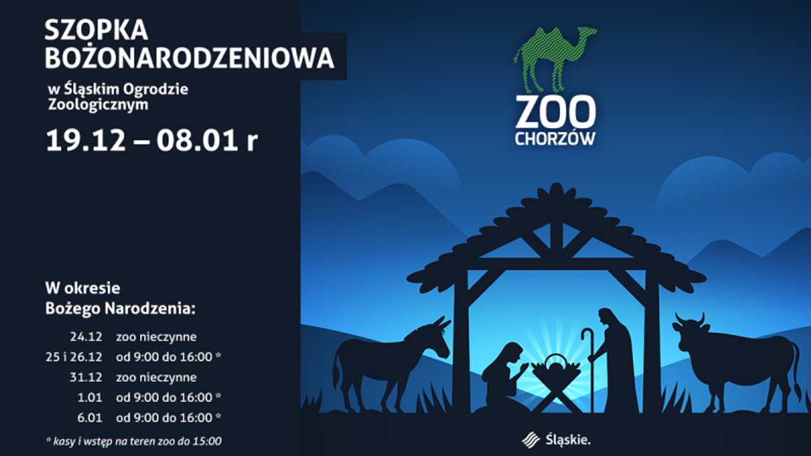 Szopka bożonarodzeniowa w chorzowskim zoo. Tym razem bez żywych zwierząt!