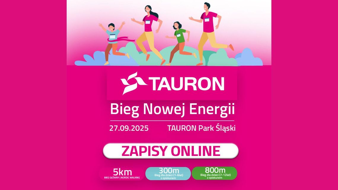 TAURON Bieg Nowej Energii – Aktywna jesień w TAURON Parku Śląskim