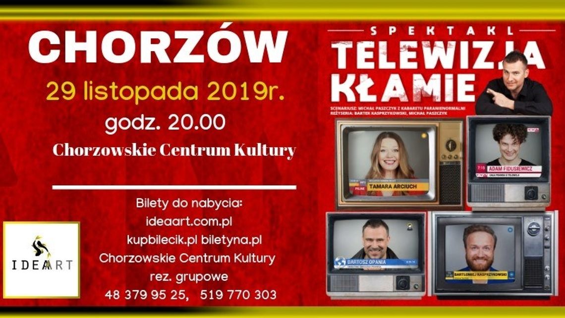 Telewizja kłamie. Zapraszamy do ChCK