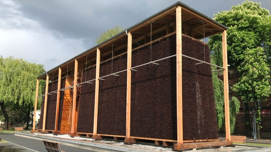 Tężnia solankowa już działa Tężnia solankowa już działa