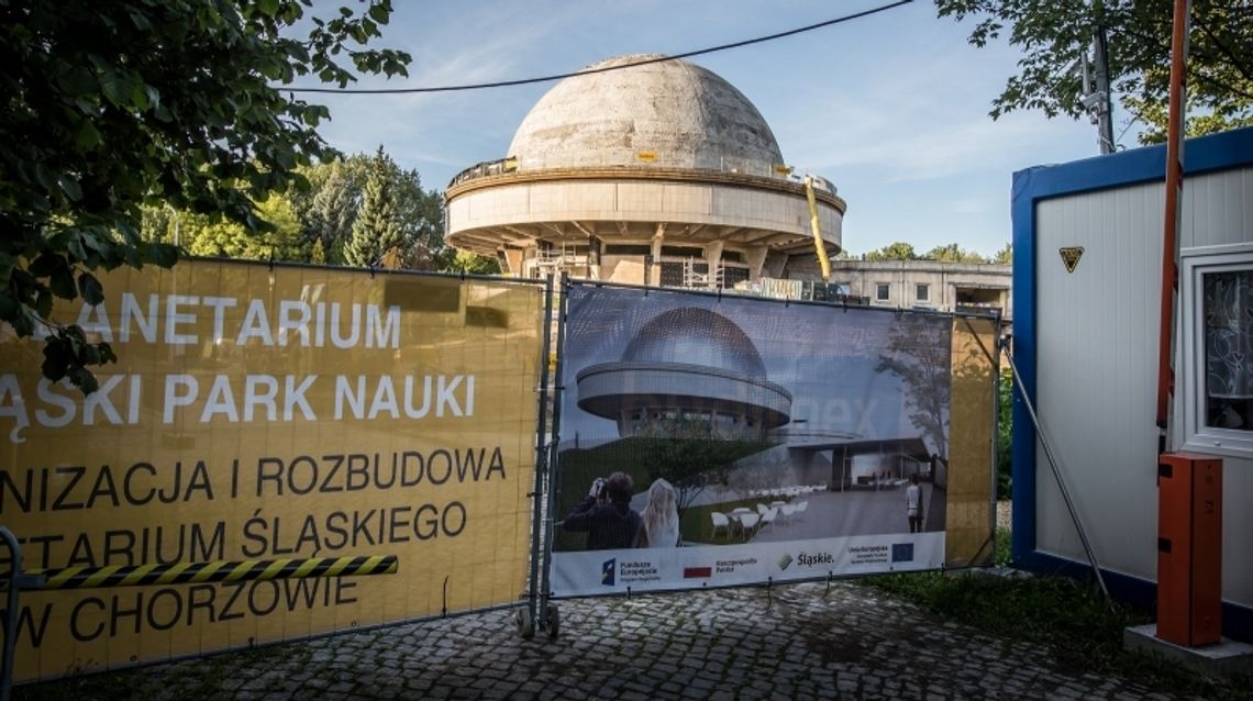 Trwa modernizacja Planetarium Śląskiego Trwa modernizacja Planetarium Śląskiego