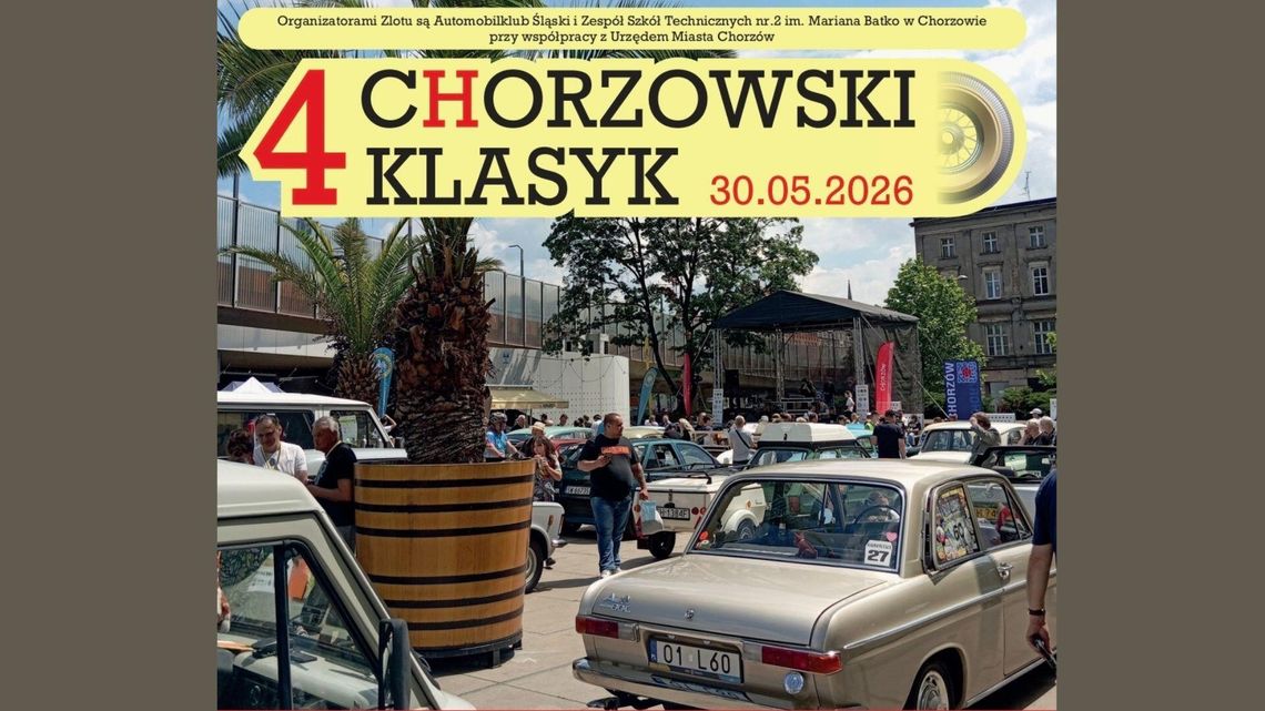Ulicami miasta przejadą zabytkowe pojazdy. Przed nami 4. Chorzowski Klasyk